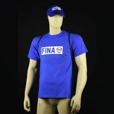 RUSH - Blue Fina Tee, Baseball Cap & Drawstring Bag (RP019)