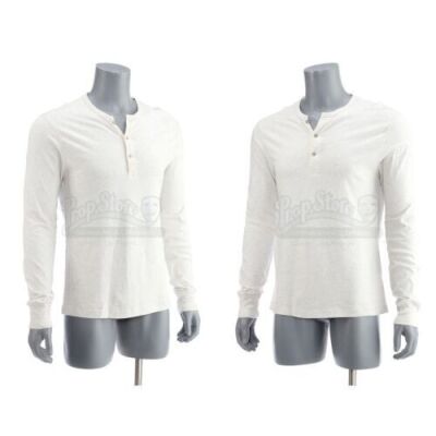 Lot # 20a: JOHN WICK: CHAPTER 2 - Pair of John Wick's Car Inspection with Aurelio Long Sleeve Shirts
