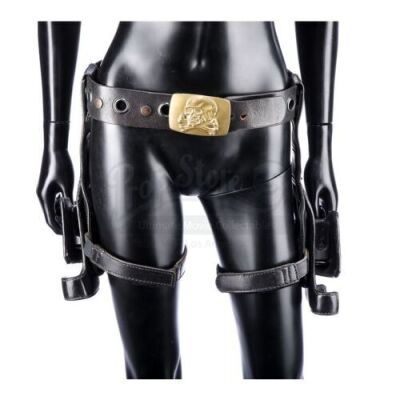 Lot #487 - LARA CROFT: TOMB RAIDER (2001) - Lara Croft's (Angelina Jolie) Belt and Gun Holster Rig