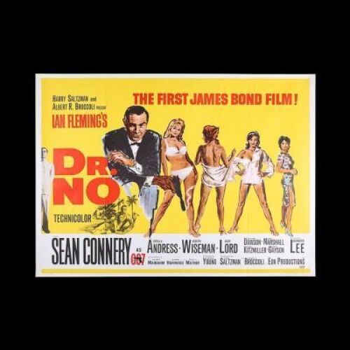 Lot #4 - DR. NO (1962) - UK Quad Poster, 1962