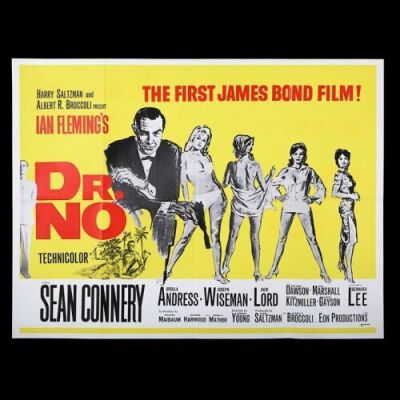 Lot #10 - DR. NO (1962) - UK Quad Poster, c.1967 Re-Release