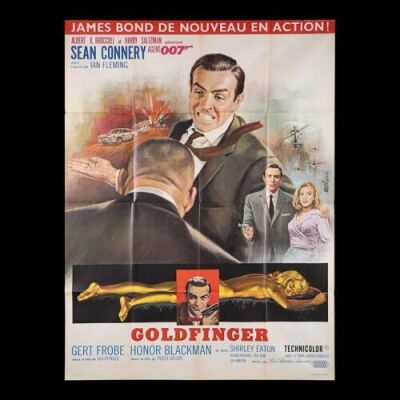 Lot #30 - GOLDFINGER (1964) - French Grande Affiche, 1964