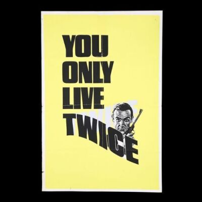 Lot #50 - YOU ONLY LIVE TWICE (1967) - UK Double-Crown Advance Poster, 1967