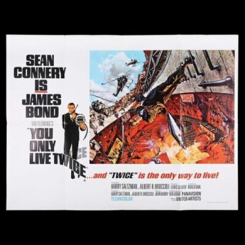 Lot #51 - YOU ONLY LIVE TWICE (1967) - UK Quad "Style-A" Poster, 1967