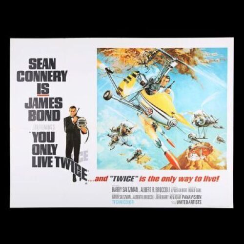 Lot #52 - YOU ONLY LIVE TWICE (1967) - UK Quad "Style-B" Poster, 1967