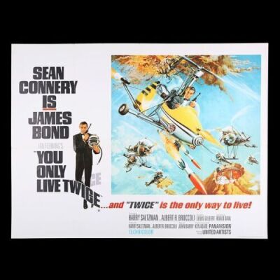 Lot #52 - YOU ONLY LIVE TWICE (1967) - UK Quad "Style-B" Poster, 1967