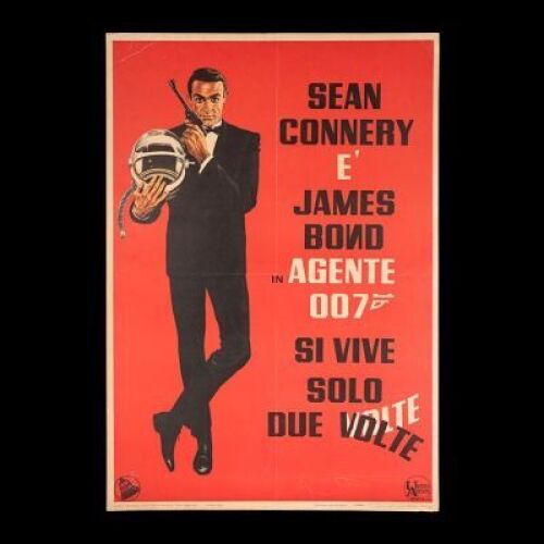 Lot #57 - YOU ONLY LIVE TWICE (1967) - Italian Foglio, 1967