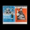 Lot #61 - YOU ONLY LIVE TWICE (1967) / A FISTFUL OF DOLLARS (1967) - UK Quad Double-Bill Poster, 1971 Re-Release