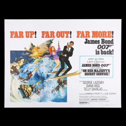 Lot #62 - ON HER MAJESTY'S SECRET SERVICE (1969) - UK Quad Poster, 1969
