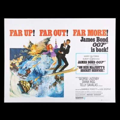 Lot #62 - ON HER MAJESTY'S SECRET SERVICE (1969) - UK Quad Poster, 1969
