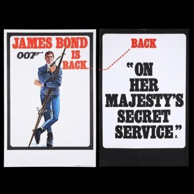 Lot #65 - ON HER MAJESTY'S SECRET SERVICE (1969) - Two UK Double-Crown Posters, 1969