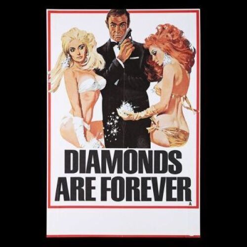 Lot #66 - DIAMONDS ARE FOREVER (1971) - UK Double-Crown Poster, 1971