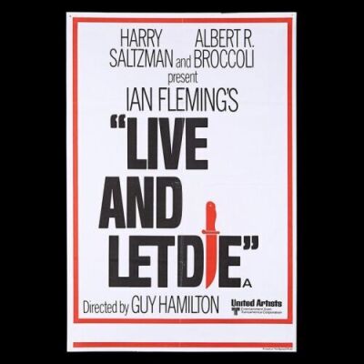 Lot #81 - LIVE AND LET DIE (1973) - UK Double-Crown Poster, 1973