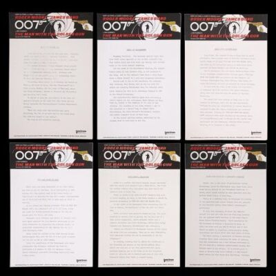 Lot #86 - THE MAN WITH THE GOLDEN GUN (1974) - Six UK Press Releases, 1974