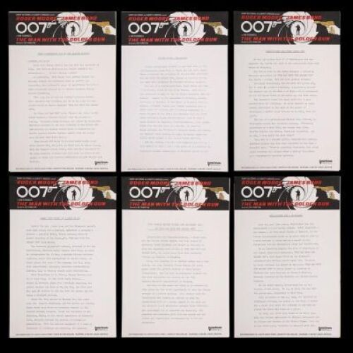 Lot #87 - THE MAN WITH THE GOLDEN GUN (1974) - Six UK Press Releases, 1974