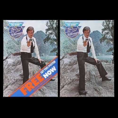 Lot #92 - THE MAN WITH THE GOLDEN GUN (1974) - Two DuPont Posters, 1974