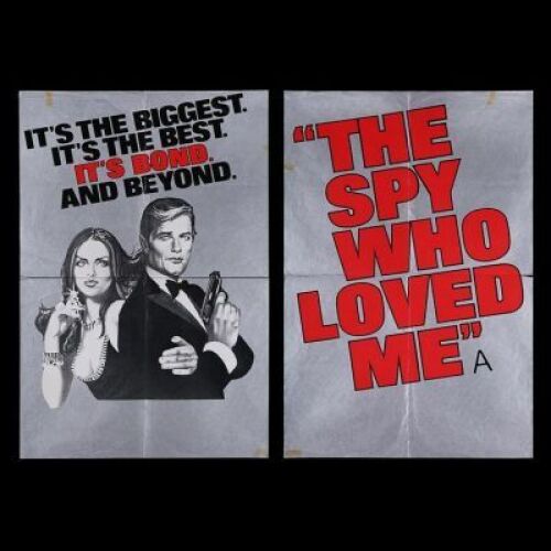 Lot #102 - THE SPY WHO LOVED ME (1977) - Two UK Double-Crown Posters, 1977