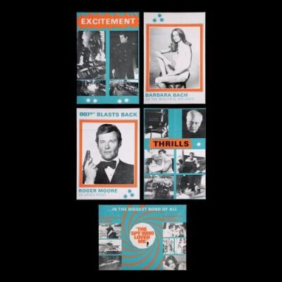 Lot #104 - THE SPY WHO LOVED ME (1977) - Five UK Marler Haley Posters, 1977