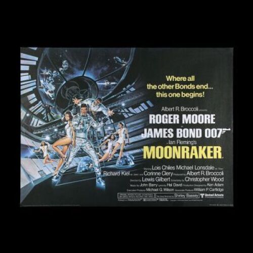 Lot #109 - MOONRAKER (1979) - UK Quad Poster, 1979