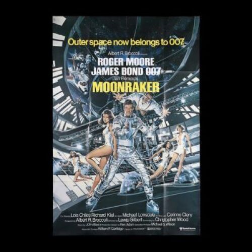 Lot #112 - MOONRAKER (1979) - UK Bus Stop Poster, 1979