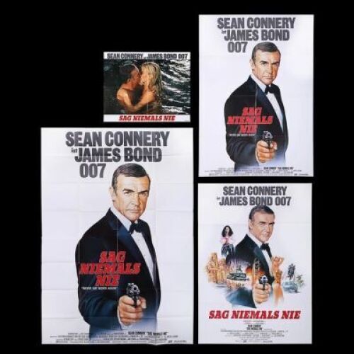Lot #139 - NEVER SAY NEVER AGAIN (1983) - Four German Posters, 1983