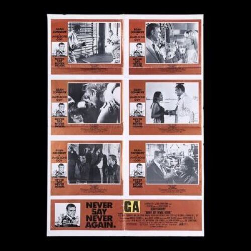Lot #141 - NEVER SAY NEVER AGAIN (1983) - Australian "Lobby Card" Poster, 1983