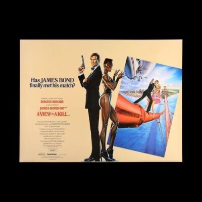 Lot #145 - A VIEW TO A KILL (1985) - UK Quad Poster, 1985