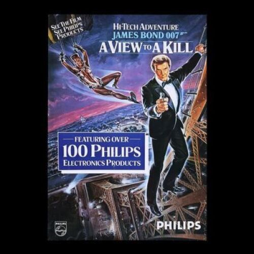 Lot #147 - A VIEW TO A KILL (1985) - Philips Promo Poster, 1985