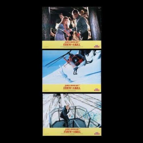 Lot #149 - A VIEW TO A KILL (1985) - Three Smiths Crisps Promo Posters, 1985