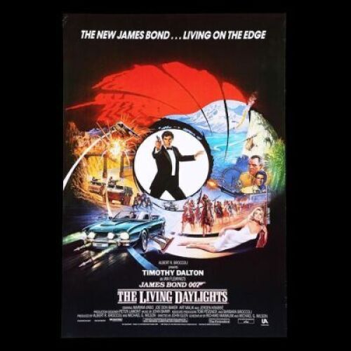 Lot #153 - THE LIVING DAYLIGHTS (1987) - UK One-Sheet Poster, 1987