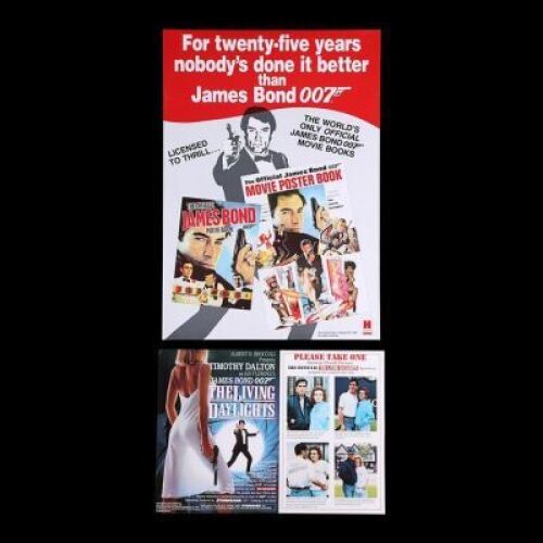 Lot #156 - THE LIVING DAYLIGHTS (1987) - Two UK Merchandising Posters, 1987