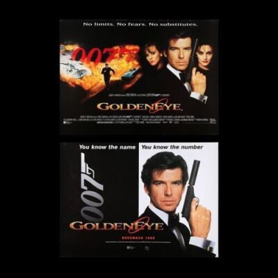 Lot #167 - GOLDENEYE (1995) - Two UK Quad Posters, 1995