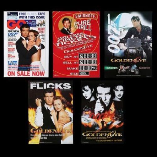 Lot #168 - GOLDENEYE (1995) - Five Promo Posters, 1995