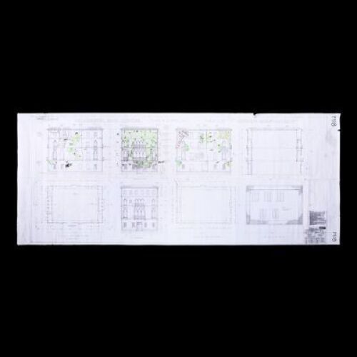 Lot #176 - CASINO ROYALE (2006) - Large Set Plan Drawing, 2006