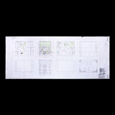 Lot #176 - CASINO ROYALE (2006) - Large Set Plan Drawing, 2006