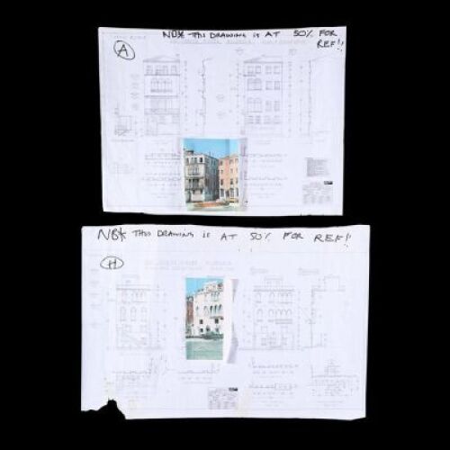Lot #177 - CASINO ROYALE (2006) - Two Set Plan Drawings and Photos, 2006