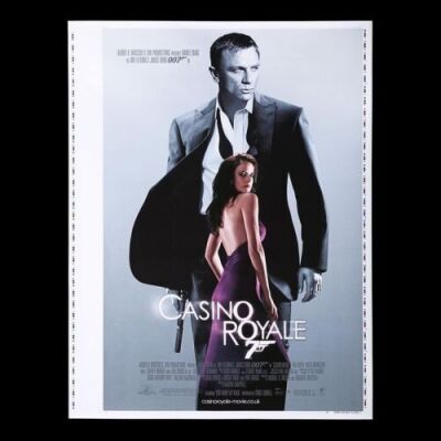 Lot #178 - CASINO ROYALE (2006) - UK One-Sheet "Printer's Proof" Poster, 2006