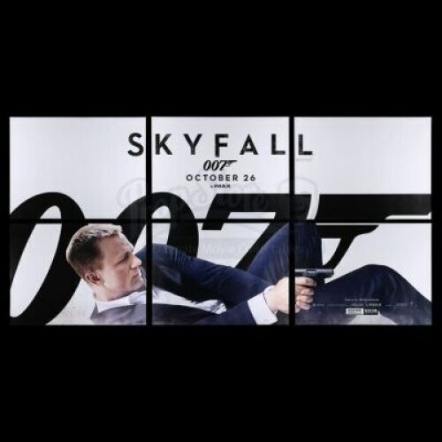Lot #187 - SKYFALL (2012) - UK Multi-Quad Teaser Poster, 2012