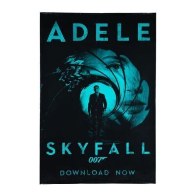 Lot #189 - SKYFALL (2012) - UK "Adele" Soundtrack Poster, 2012