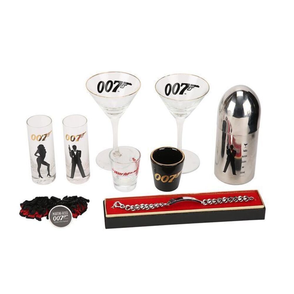 RARE~2002 James Bond 007 Die Another Day Cobalt Blue Martini Glass Set Of 2, image size:1000x1000