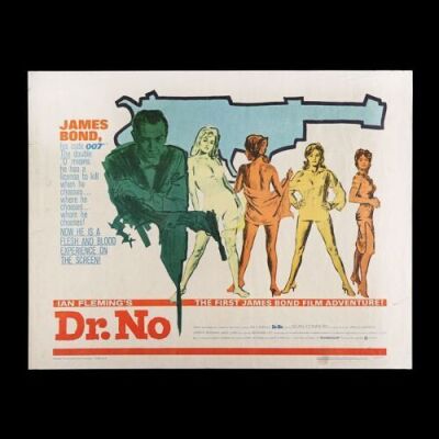 Lot #249 - DR. NO (1962) - US Half-Sheet Poster, 1962