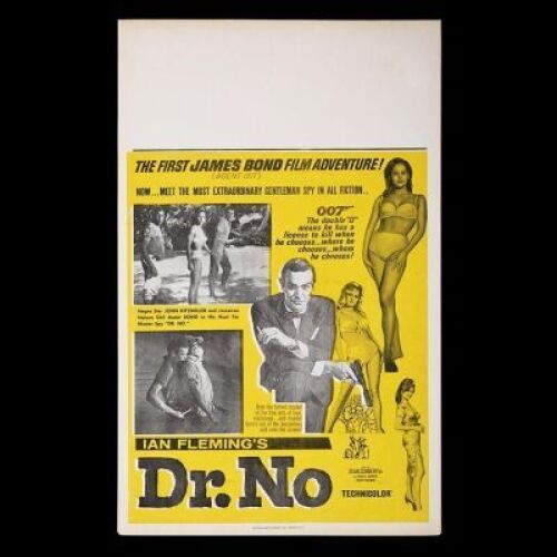 Lot #254 - DR. NO (1962) - US Benton Window Card, 1963