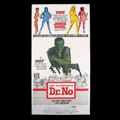 Lot #256 - DR. NO (1962) - US Three-Sheet Poster, 1962