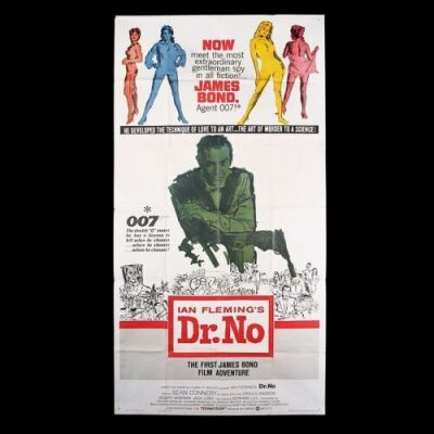 Lot #256 - DR. NO (1962) - US Three-Sheet Poster, 1962