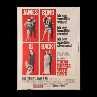 Lot #265 - FROM RUSSIA WITH LOVE (1963) - US 30x40 Poster, 1963