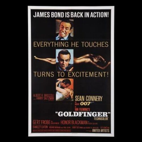 Lot #271 - GOLDFINGER (1964) - US One-Sheet Poster, 1964