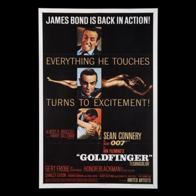 Lot #271 - GOLDFINGER (1964) - US One-Sheet Poster, 1964