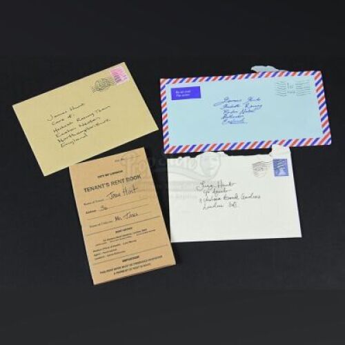 RUSH - James Hunt (Chris Hemsworth) Letters & Rent Book (RP063)