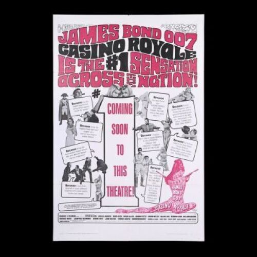 Lot #307 - CASINO ROYALE (1967) - US One-Sheet Advance Poster, 1967