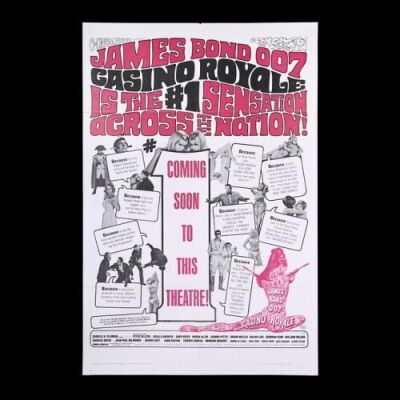 Lot #307 - CASINO ROYALE (1967) - US One-Sheet Advance Poster, 1967